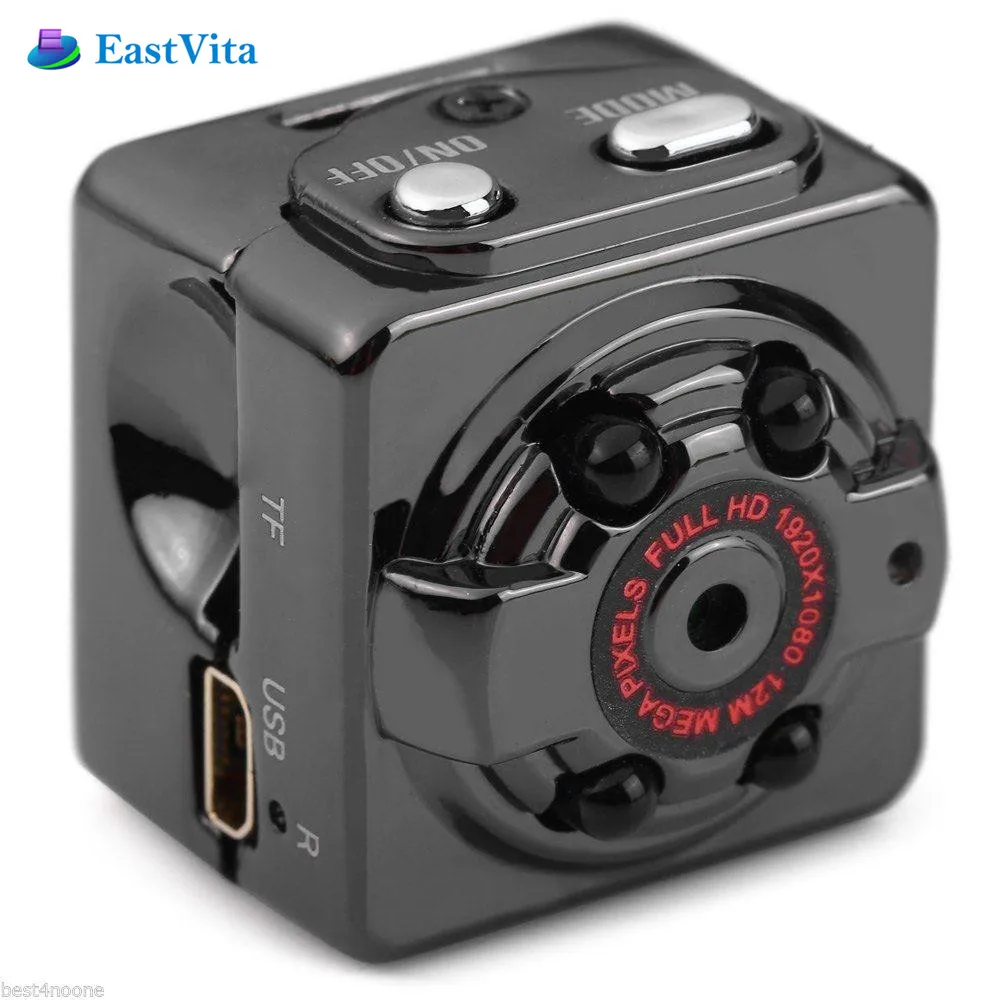 

EastVita SQ8 Mini Camera 1080P Video Camcorder Infrared Night Vision Motion Sensor DV Digital with Holder Support 32GB Card