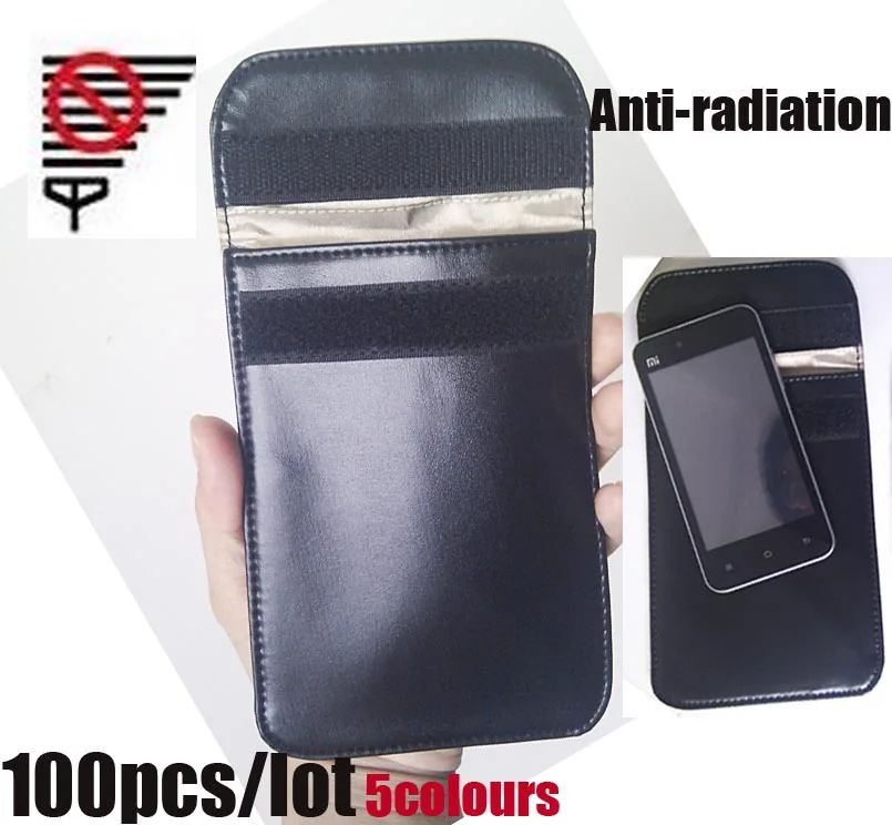 5,3 дюймовый сигнал сотового телефона экранирующая сумка, радиационная защитная сумка, анти-дегаузинг без сигнала 100 шт./лот экспресс-почтой DHL