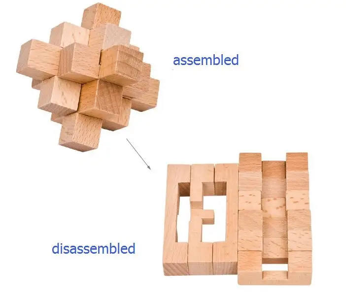 rompecabezas de madera 9 piezas