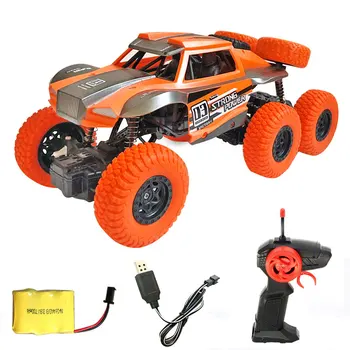 

1:20 Electric RC Car 6 Wheels 4WD 2.4G 15KM/H Radio Remote Control Racing Climbing Truck Buggy All-Terrain Off-Road Vehicle Toys