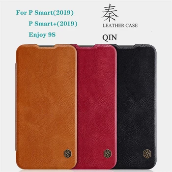 

For Huawei P Smart + Plus 2019 Flip Case Enjoy 9S cover Nillkin QIN leather Case Card Pocket for Huawei P smart2019 Phone Bag