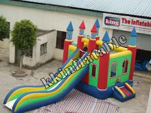 Guangzhou Factory bouncy castle slide, inflatable castle combo