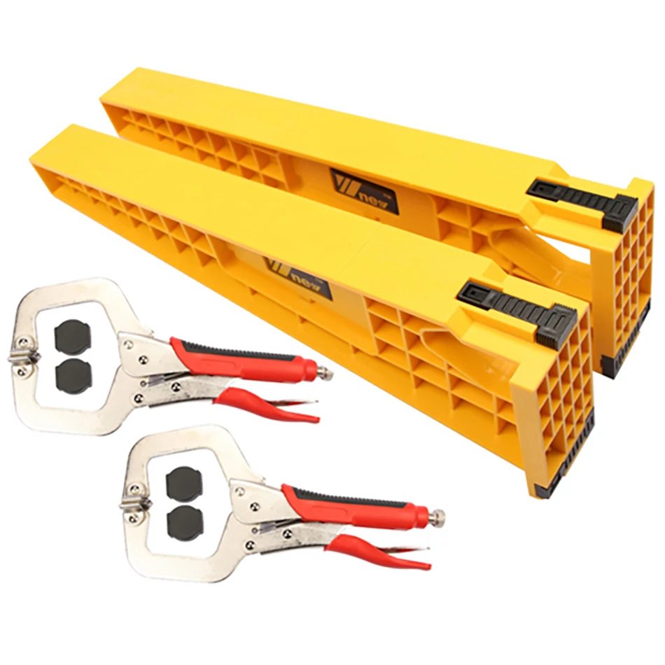 2pcs Drawer Track Installation Jig 2pcs 11 C Clip Auxiliary