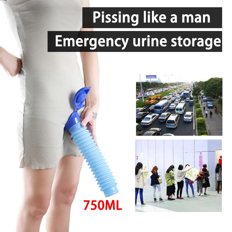 

1pcs 750ML Bathroom Accessories Portable Urinal Tool Outdoor Reusable Toilet For Travel Camp Hiking Potty Children Training