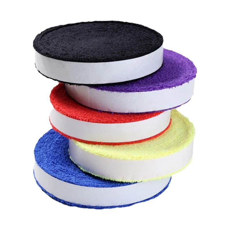 

Sports Anti-slip badminton tennis 1 Reel 10M Towel glue grip overgrips badminton racket overgrips