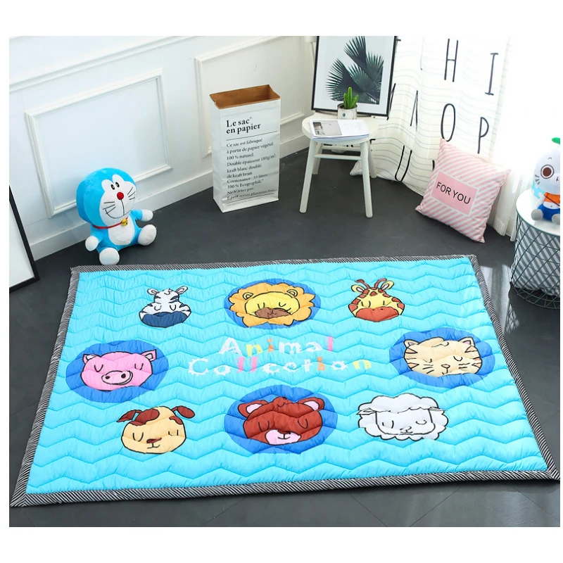 Высококачественный утолщенный детский ползучий Противоскользящий ковер с рисунком четыре сезона Детская гостиная спальня игровой коврик ковер