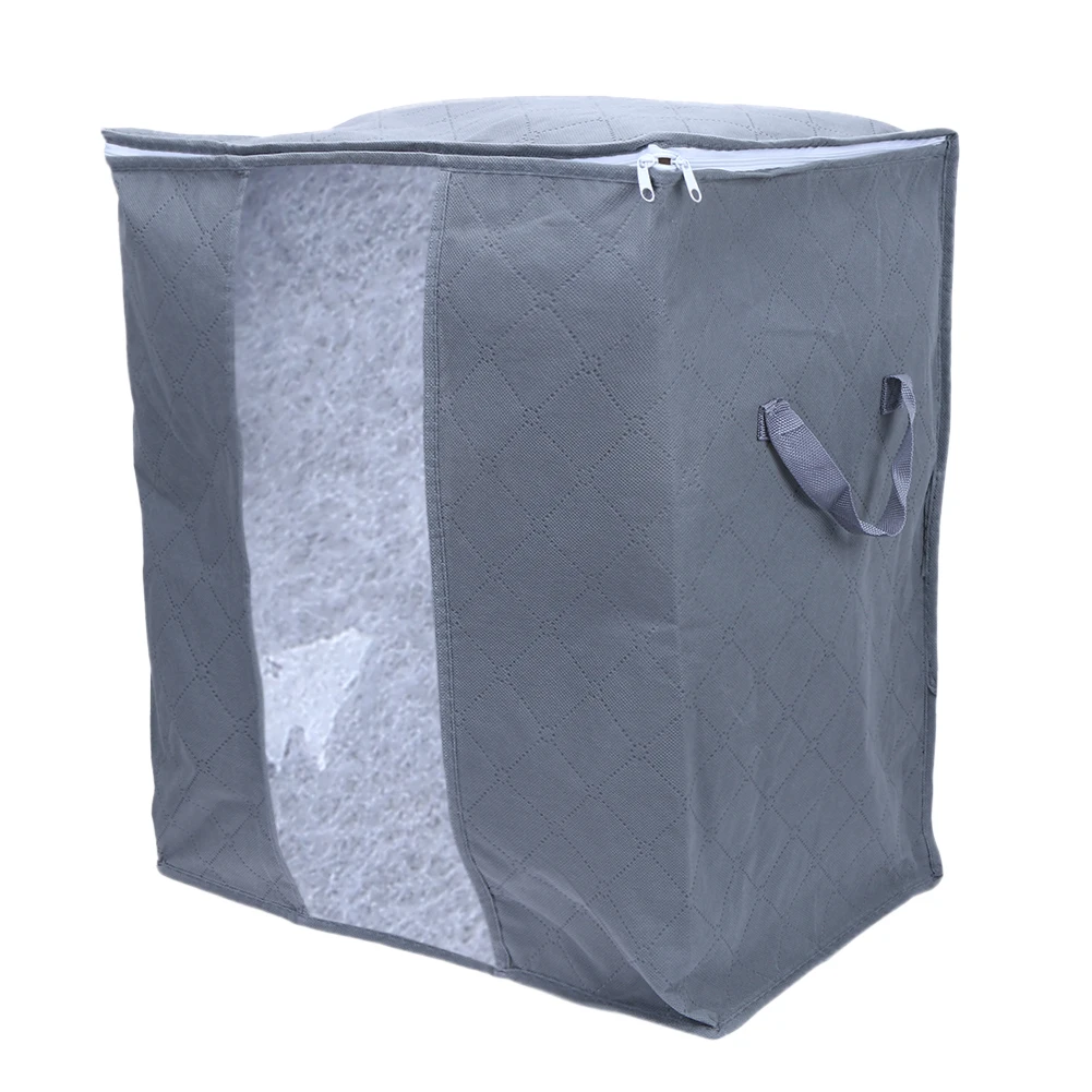 Стеганая сумка для хранения, переносная сумка для хранения одежды, стеганая подушка, одеяло, сумка для хранения, дорожная сумка для хранения багажа, Органайзер - Цвет: 04