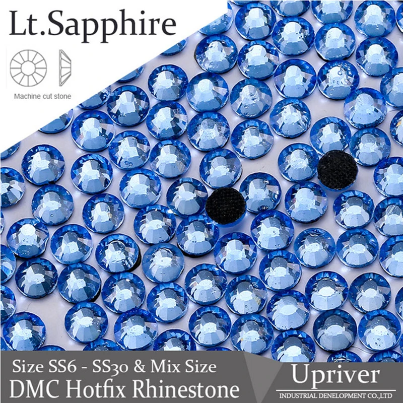 Стеклянные Камни Upriver DMC легкие Sapphire Rhienstones для рукоделия свадьбы | Дом и сад