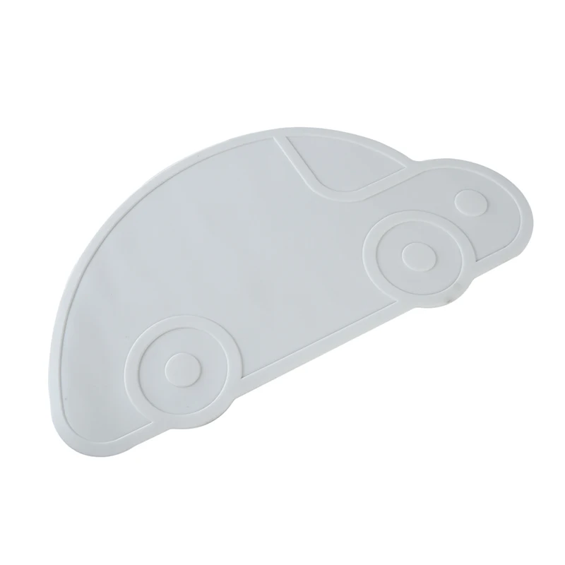 Baby Kids Placemat Cartoon Car Shape Silicone Dining Mat Pad Heat Resistance Dishes Children Feeding Tableware