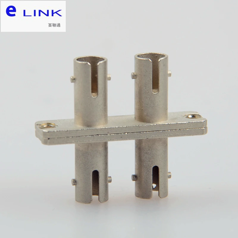 Monomodo e Multimodo de Fibra Acoplador de Fibra st para st Óptica Duplex Adapte Apc pc Manga Cerâmica Elink Bom 50pcs Upc 4 50pcs ST PARA ST Monomodo e Multimodo