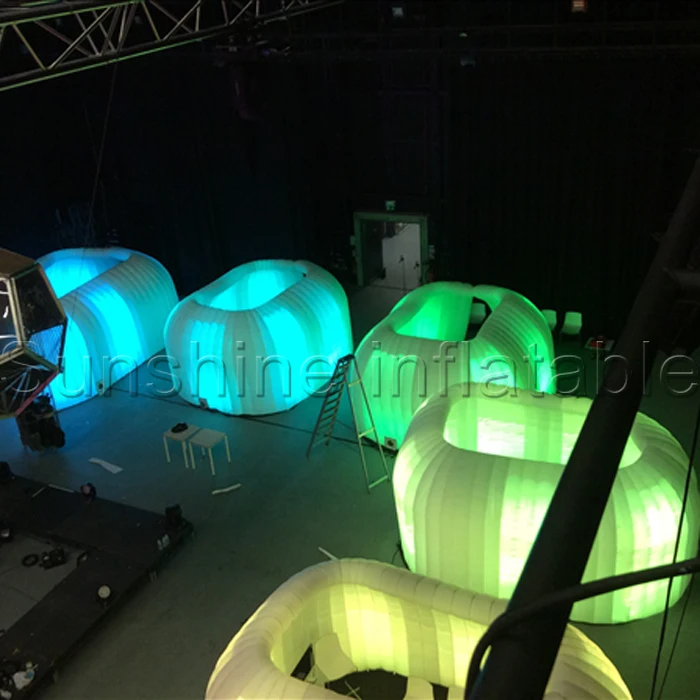 

2016 Hot sale portable tent inflatable wall inflatable office with led for events, exhibition, trade shows