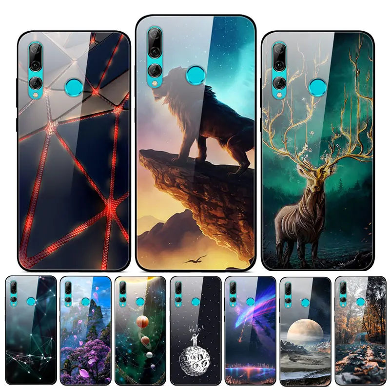 Стеклянный чехол для huawei Honor 10i, чехол для телефона с узором, жесткая задняя крышка для huawei Honor 10i HRY-LX1T Honor10i 10 i 6,21 чехлы Bumper