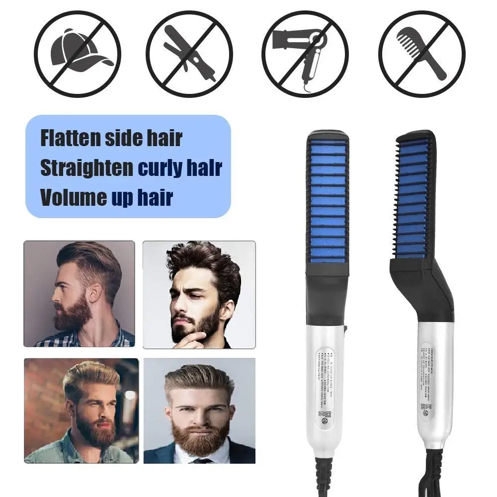 men Beard Hair Straightener Brush (4)