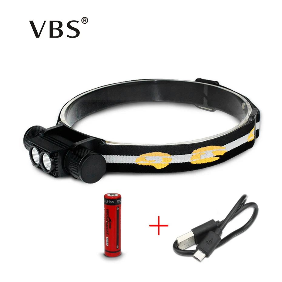 

LED Headlamp Flashlight Head 18650 Rechargeable Mini LED Flashlight Head Lamp T6 10W 2000LM LED Headlamp 18650 USB