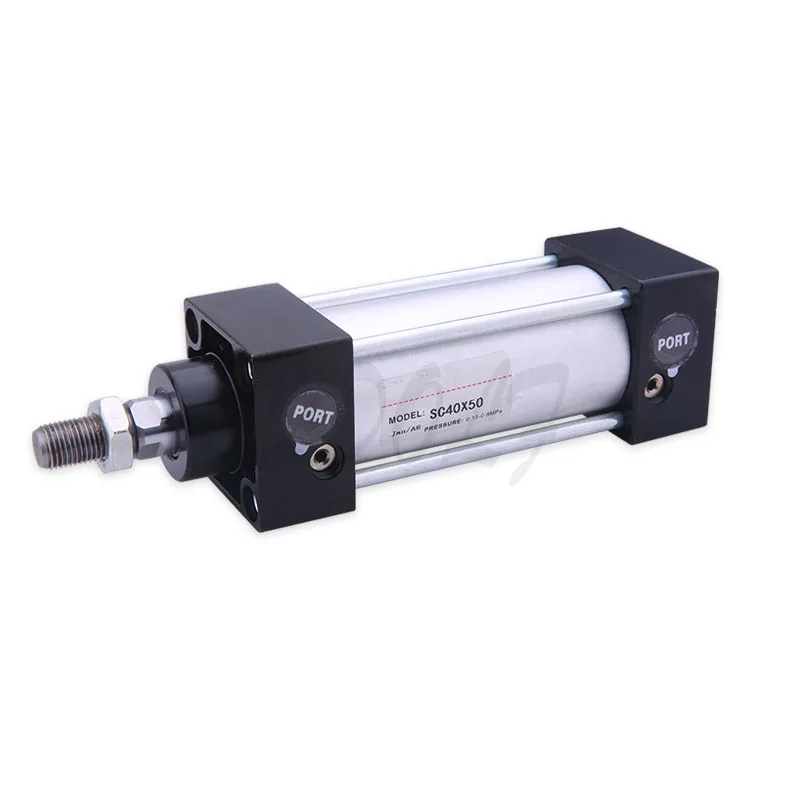 SC40 *25mm 50mm 75mm stroke Aluminum Alloy Double action Pneumatic compressed air cylinder in