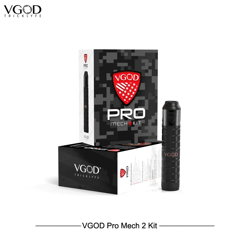 

New Arrival Original VGOD Pro Mech 2 Kit with 2ml Original Elite Rda Atomizer Electronic Cigarettes VS VGOD ELITE 200 STEEL Vape