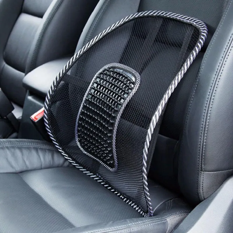 Новая черная сетка поясничная поддержка спины офисное домашнее автомобильное кресло подушка Прохладный P16