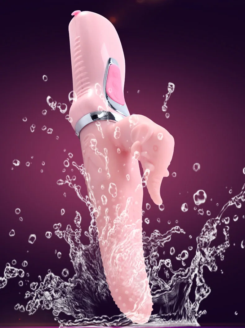 JIUAI Super Soft Silicone Vibrator Smart Heating G-spot Stimulator Tongue Vibrators for Women Clitoris Stimulator USB Charge (8)