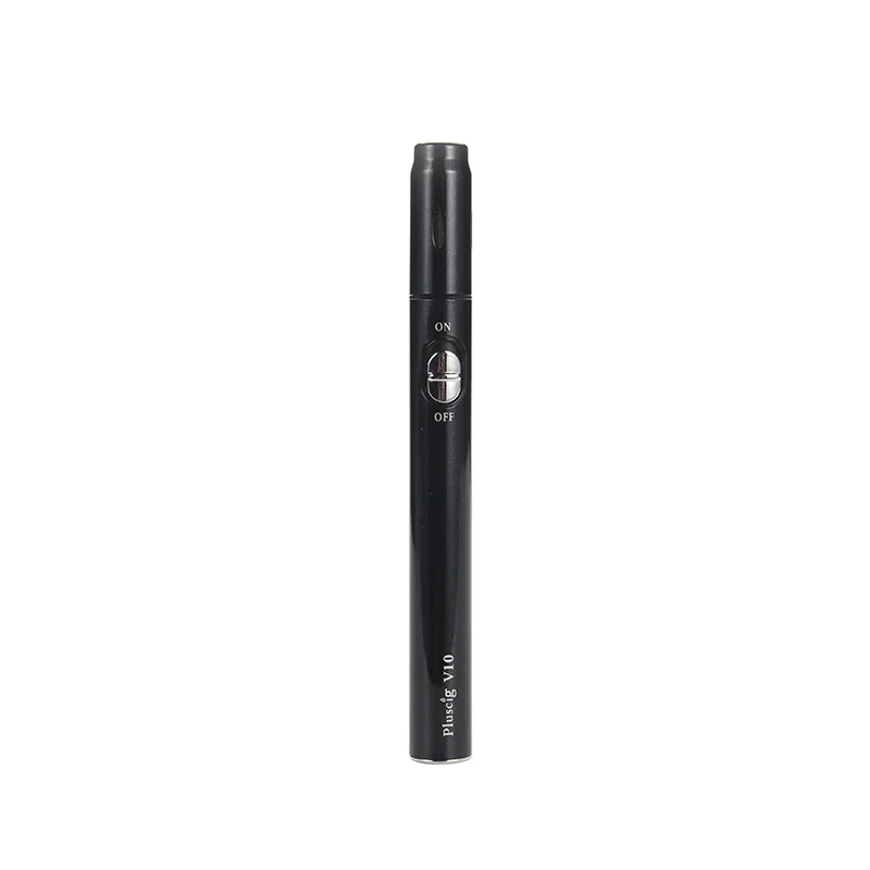 SMY Pluscig V10 Heating Tobacco Kit 900mAh Battery Compatibility with Brand stick Electronic Cigarette Vape 2pcs Black