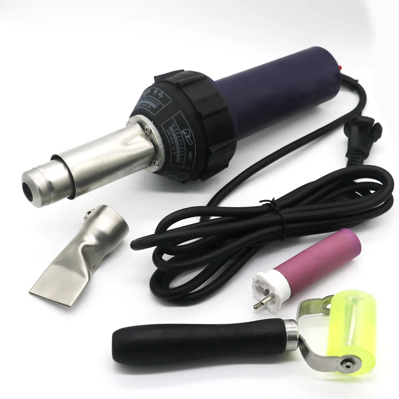 

New Hot-blast 1600W Plastic Welder Gun& Welding Nozzle& Roller& Heater element