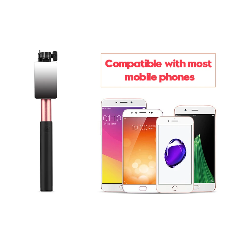 1 шт. селфи палка для сотового телефона Xiaomi iPhone 6 6s plus алюминиевый 3 5 мм мини