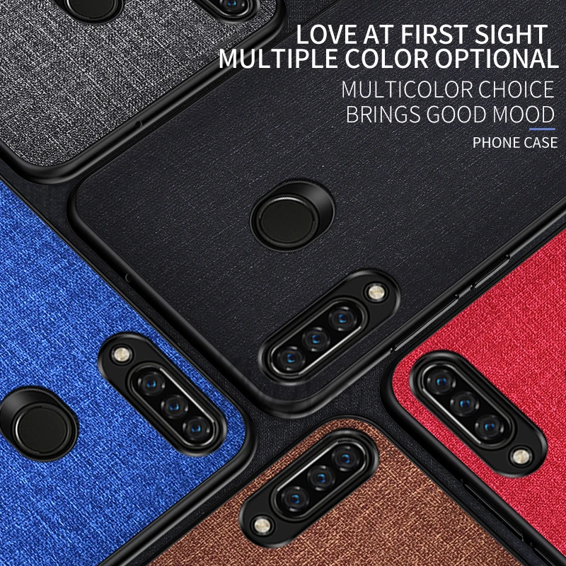 

Fabric Phone Cloth Case for Huawei P Smart Z Plus Y5 Y7 Y9 Prime 2019 P20 P30 Pro Mate 20 Lite Honor 10i 20i 8X 8C 8S 7C 8A Case