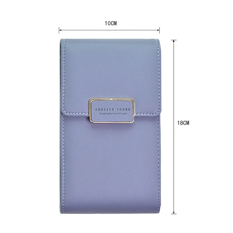 TOKOHANSUN женская сумка для samsung Galaxy S9 Роскошный чехол-накладка для samsung S10 S8 из искусственной кожи кошелек сумка Универсальный чехол для телефона - Цвет: XKB-304 Light blue