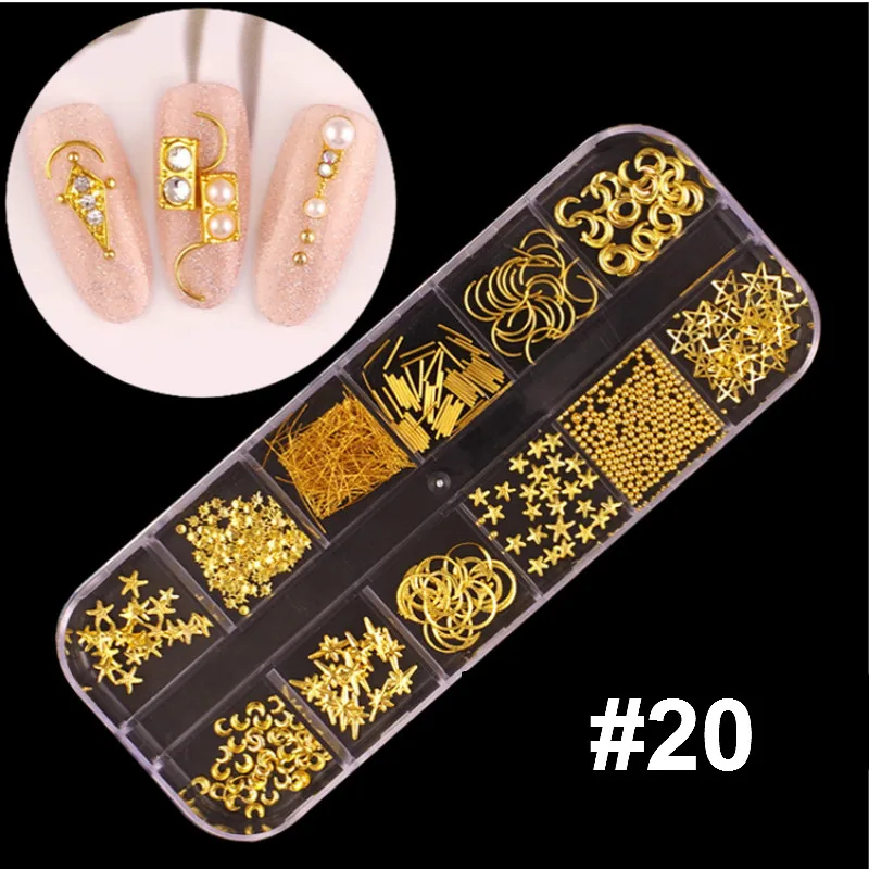 

27 Models Colorful Nail Art Decorations Mixed Rhinestones For Nails 3D Crystal Stones DIY Design Manicure Diamonds 2019 Hot Sale