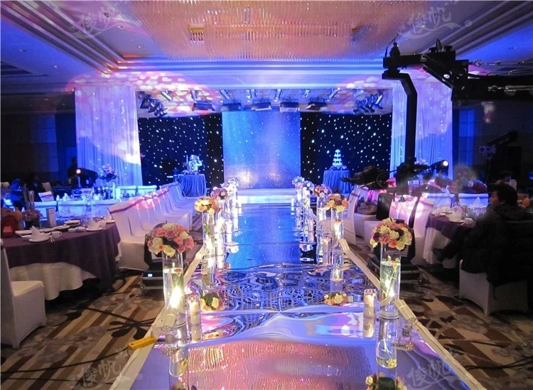 1,2 м ширина супер блестящее свадебное зеркало ковер серебро, свадебный ковер бегун 10 м/лот T-stage ковровая дорожка