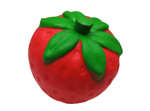 Big Jumbo Juicy Squishy Strawberry Fake Artificial Food Fruit Memory Foam Venting toys - 17