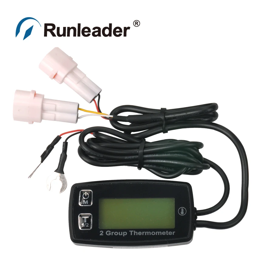

TS003 PT100 -20 +300 2 temp sensor TEMP meter temperature thermometer for motor traffic generator lawn mower boat marine trimmer