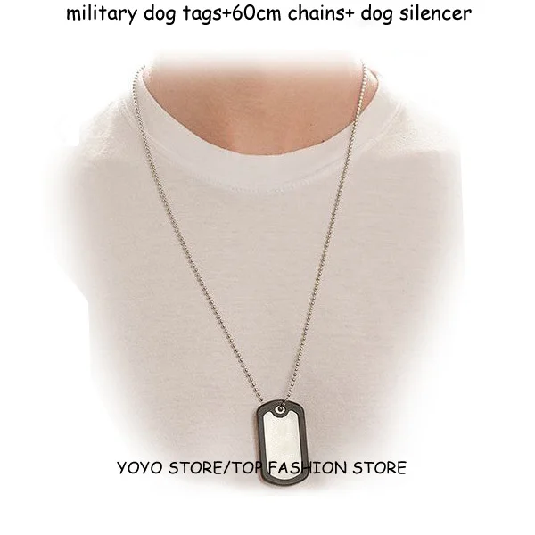 10 шт оптом персонализированные медальон с вырезом, жетоны для военных собак для мужчин ожерелье, Новое поступление собака кулон подарок