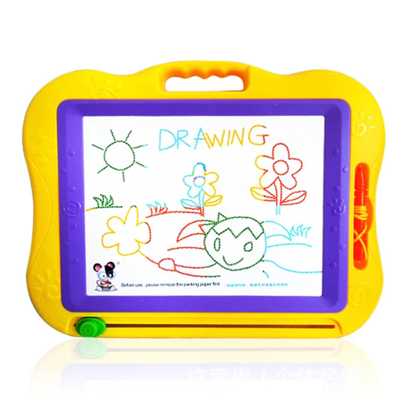 

1PCS Children's Magnetic Drawing Board Set Graffiti Drawing Board With Stamp Learning & Education Toys Hobbies for Kids Big