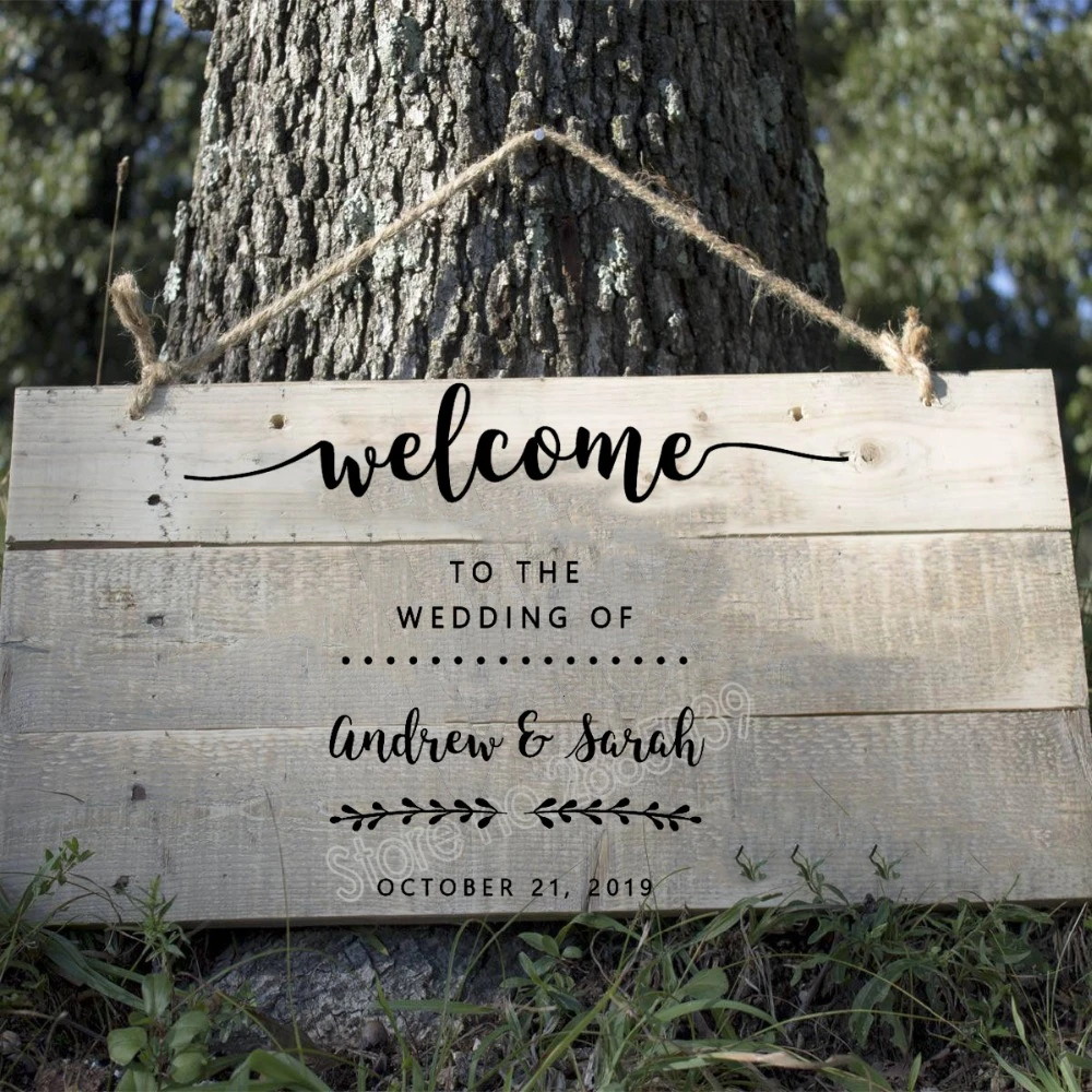 String lights decals. Wedding decal for sign. Choose your font Choose your saying Wedding sign decals Welcome sign decals