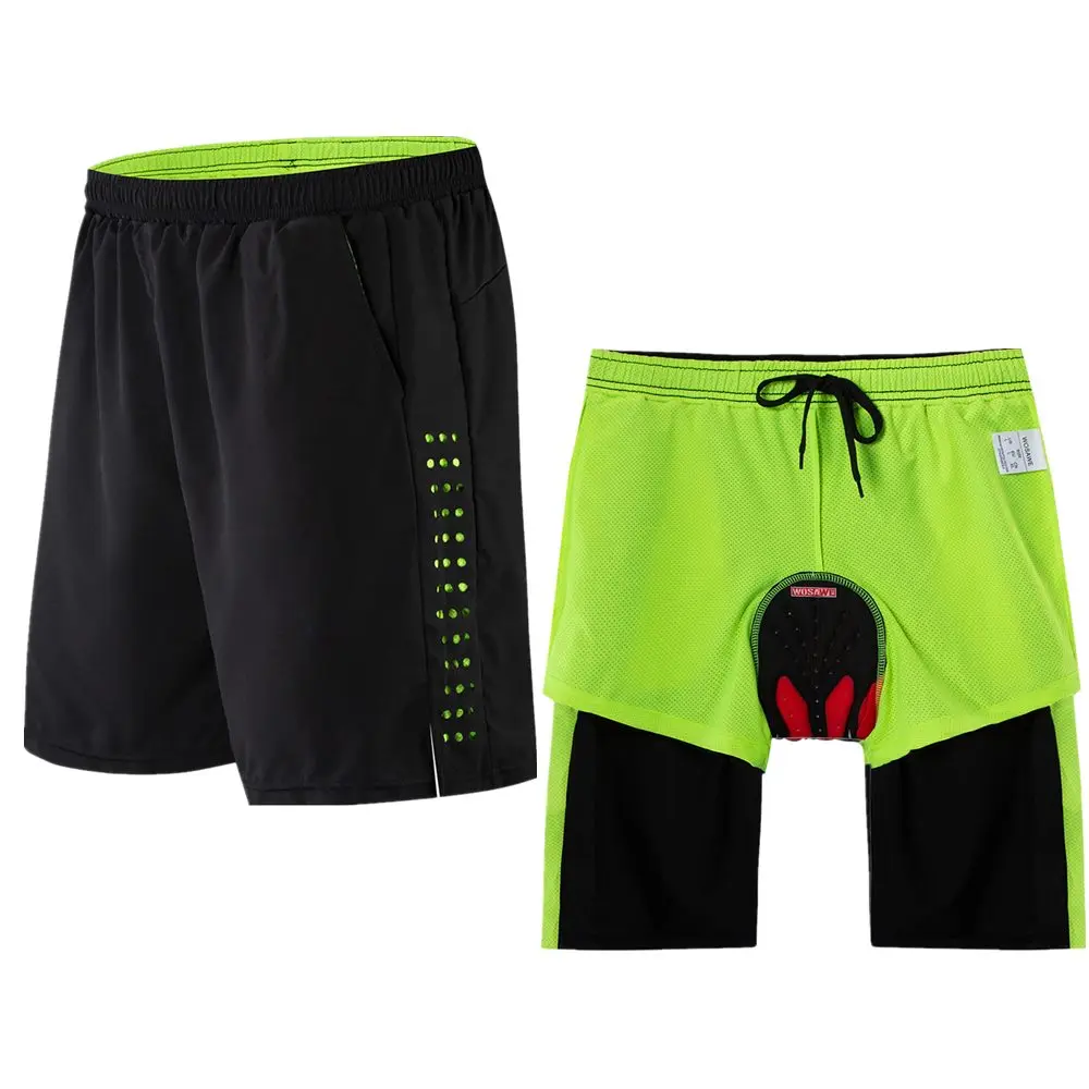 

WOSAWE Gel Padded Underwear Cycling Shorts Men Waterproof Breathable Off Road MTB Bike Clothing Bicycle Sports Downhill Short