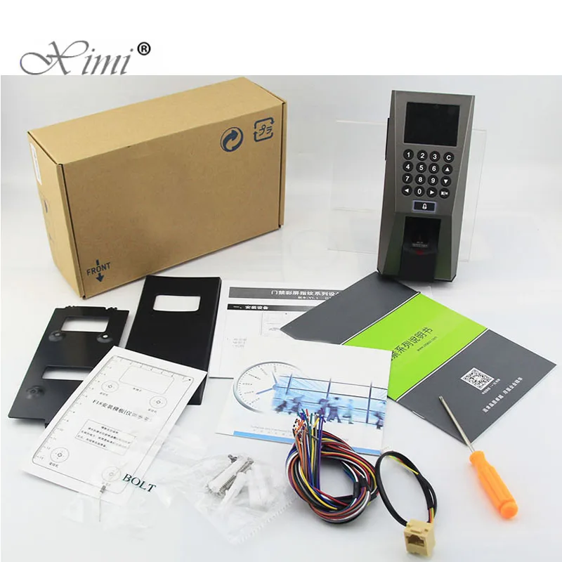 Отпечатков пальцев посещаемость времени ZK Система контроля доступа с WI-FI TCP/IP F18 отпечатки, контроллер