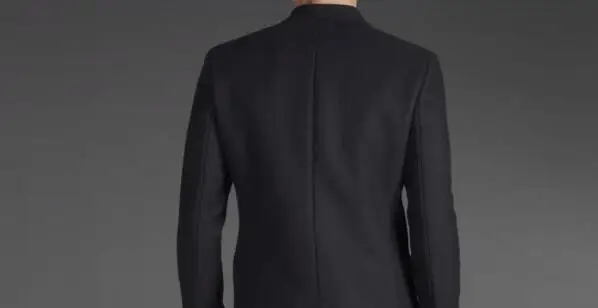 M-4XL Горячая Весна для мужчин шерстяное пальто длинная куртка с секциями один-сокрытый грудью лацкан