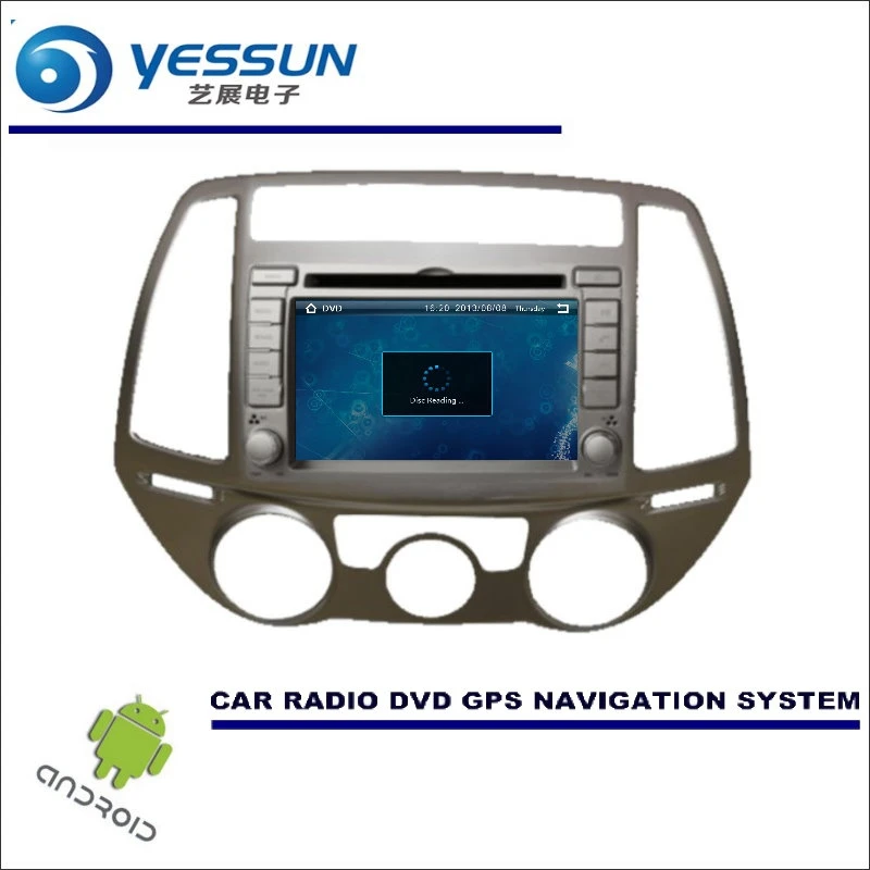 YESSUN для hyundai I20 2008~ 2013-Автомобильная Мультимедийная навигационная система CD DVD gps плеер Navi Радио стерео HD Wince/Android