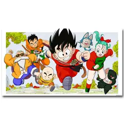 Dragon Ball Z Искусства Шелковой Ткани Плакат 13x26 24x48 дюймов японский Аниме Гоку Картины для Гостиной Настенные Декор Подарок 057