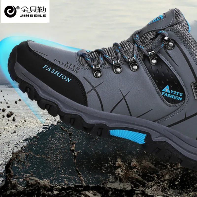 Sports shoes 2018 new anti impact cross country mountaineering shoes outdoor thermal and anti slip men's shoes big size Sports shoes 2018 new anti impact cross country mountaineering shoes outdoor thermal and anti slip men's shoes big size