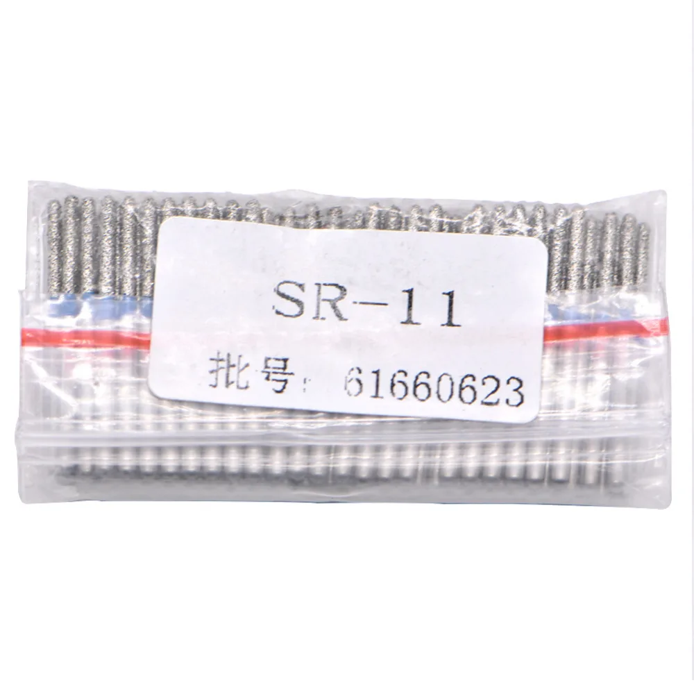100 шт./пакет 1,6 мм Стоматологическая высокого Скорость боры высокой Скорость наконечник турбины Алмазные Боры Стоматологические Алмазные полировальные подготовка зубов Бур sr-11