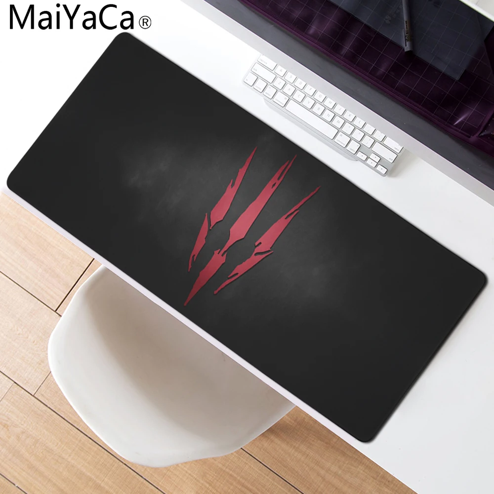 

Red Logo for The Witcher 3 Wild Hunt Anti-slip Gaming Fashion Rectangular Mouse Pad Four Sizes to Choose