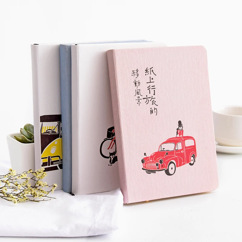 

MIRUI Paper Up Travel Hard Surface 36k Small Fresh Cute Diary Hard Face Copy Notepad Notebook Student Stationery