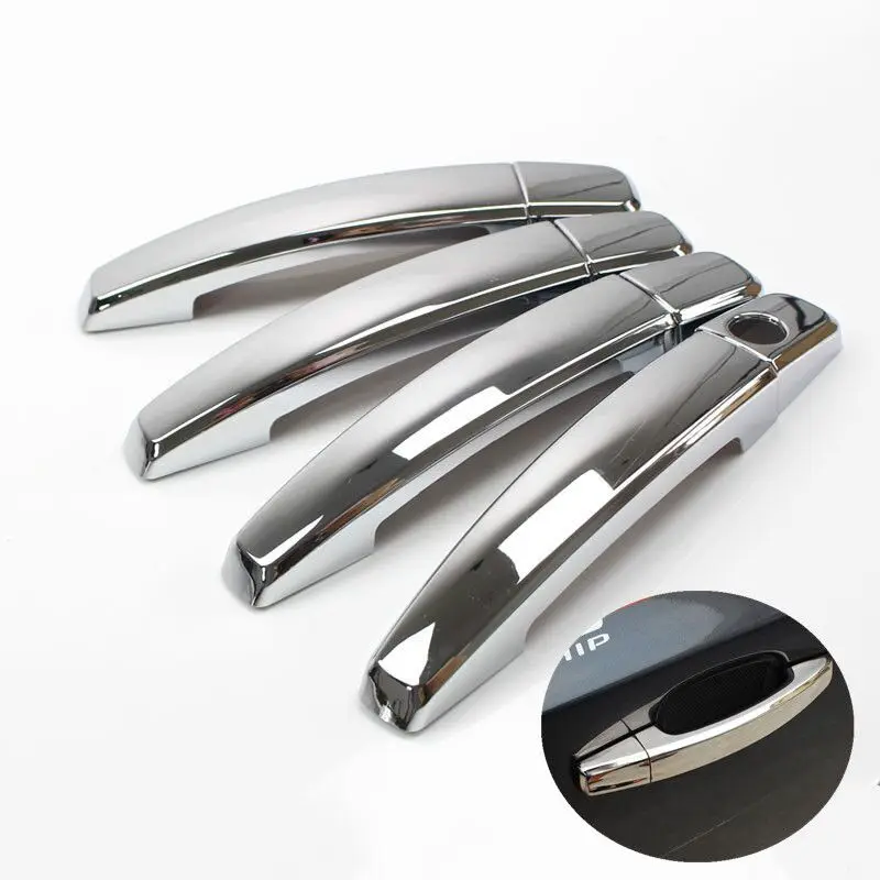 

FUNDUOO For Opel Zafira B 2006-2011 Opel Zafira Tourer C 2012-2017 Vauxhall New Chrome Car Door Handle Cover Trim Sticker F