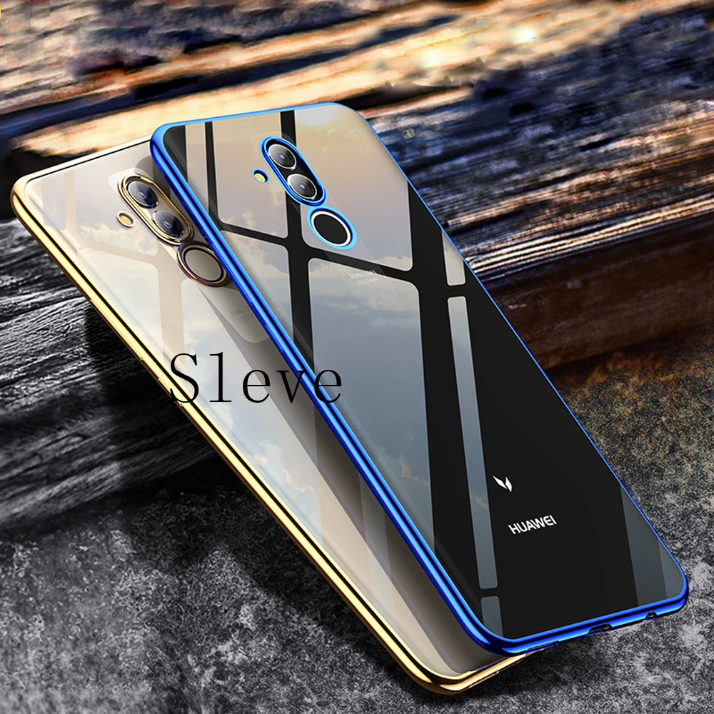 

Mate 20 Lite Case Mate 20 Lite Cover Bumper Plating Soft TPU Back Case Fundas for Huawei Mate 20 Lite SNE-AL00 Coque Etui Kryt