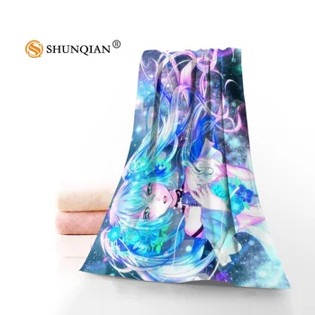 

Hatsune Miku Towels Microfiber Bath Towels Travel,Beach,Face Towel Custom Creative Towel Size 35X75cm And 70X140cm A9.25