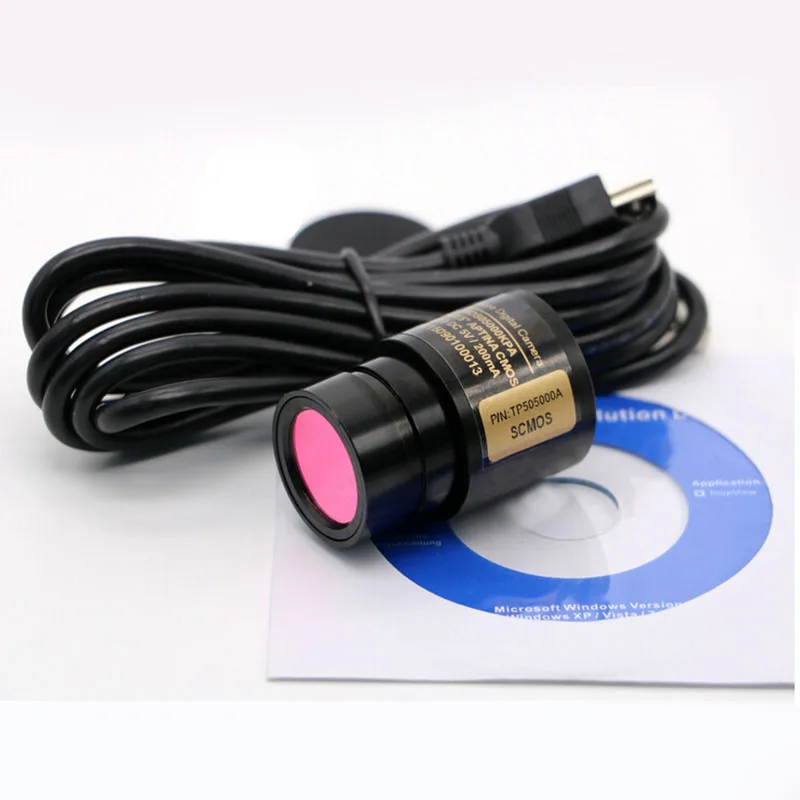 

NEW ARRIVAL 5 MP USB Video CCD Camera Biological Stereo Microscope Image Capture industrial Electronic Eyepiece with 2 adapter