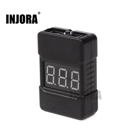 1PCS INJORA BX100 1 8S Low Voltage Buzzer Alarm Lipo Battery Voltage Indicator Tester for RC Car Battery Voltage Checker 1PCS INJORA BX100 1 8S Low Voltage Buzzer Alarm Lipo Battery Voltage Indicator Tester for RC Car Battery Voltage Checker