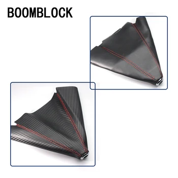 

Carbon fiber leather Gear Lever dust-proof cover For Fiat Punto 500 Volkswagen VW Polo Passat B6 B5 Golf 4 5 6 Touran Tiguan