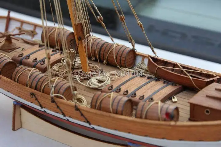 Модель NIDALE Sacle 1/48 классический древний Парусник модель комплект: средиземноморский LEUDO 1800-1900 корабль деревянная модель